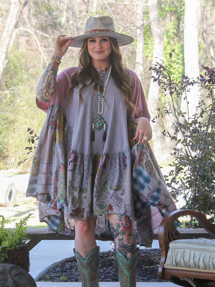 Túnica Willow Song - Rosa por atacado de Jaded Gypsy