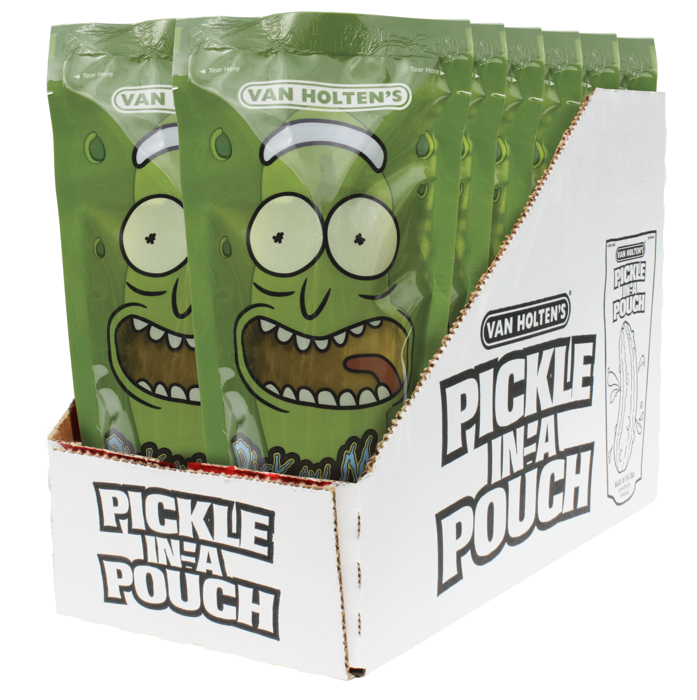 Van Holten's - Wholesale Pickled Vegetables - Van Holten's Pickle Rick Pickle-In-A-Pouch, 12ct Case2