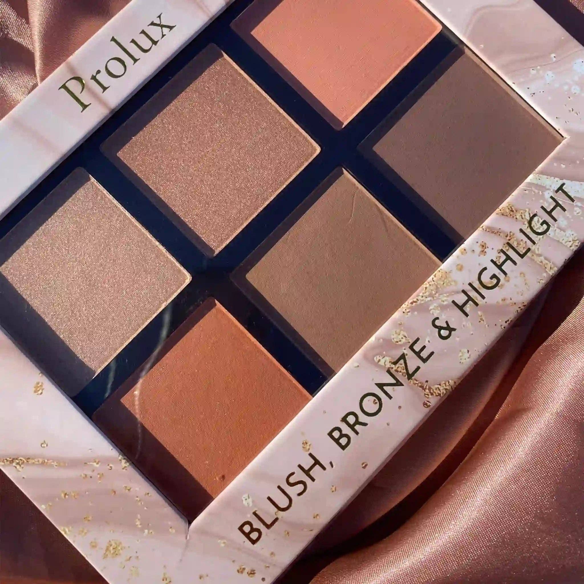 Efon International Corp. - Wholesale Bronzer - Blush Bronze & Highlight Palette For Contour & Glow Palette4