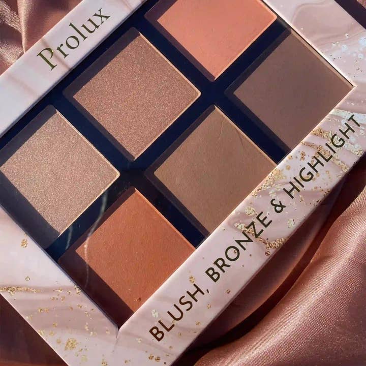 Efon International Corp. - Wholesale Bronzer - Blush Bronze & Highlight Palette For Contour & Glow Palette4