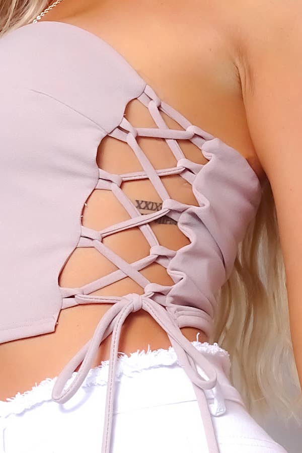 CEFIAN FASHION - Wholesale Blouse - Women's - SHE GOT TIES TUBE TOP5