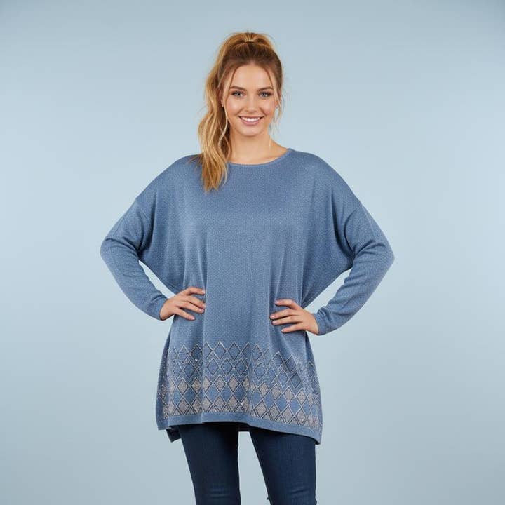 Maglioni H2604 per la vendita all'ingrosso da parte di LUSA MODE