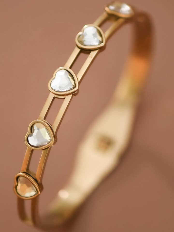 18K Goud Vergulde Waterdichte Roestvrijstalen Armband - 7823 voor wholesale door Mia Accessories