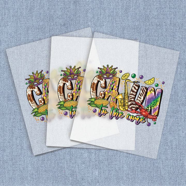 Cajun tot in de Kern, Direct naar Film Warmteoverdrachten voor wholesale door Iron It