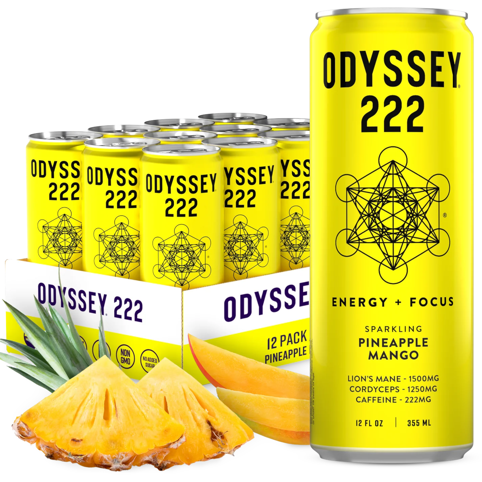 Cow Crack Wholesale - Wholesale Sports/Energy Drink - Odyssey Elixir 222 Pineapple Mango0