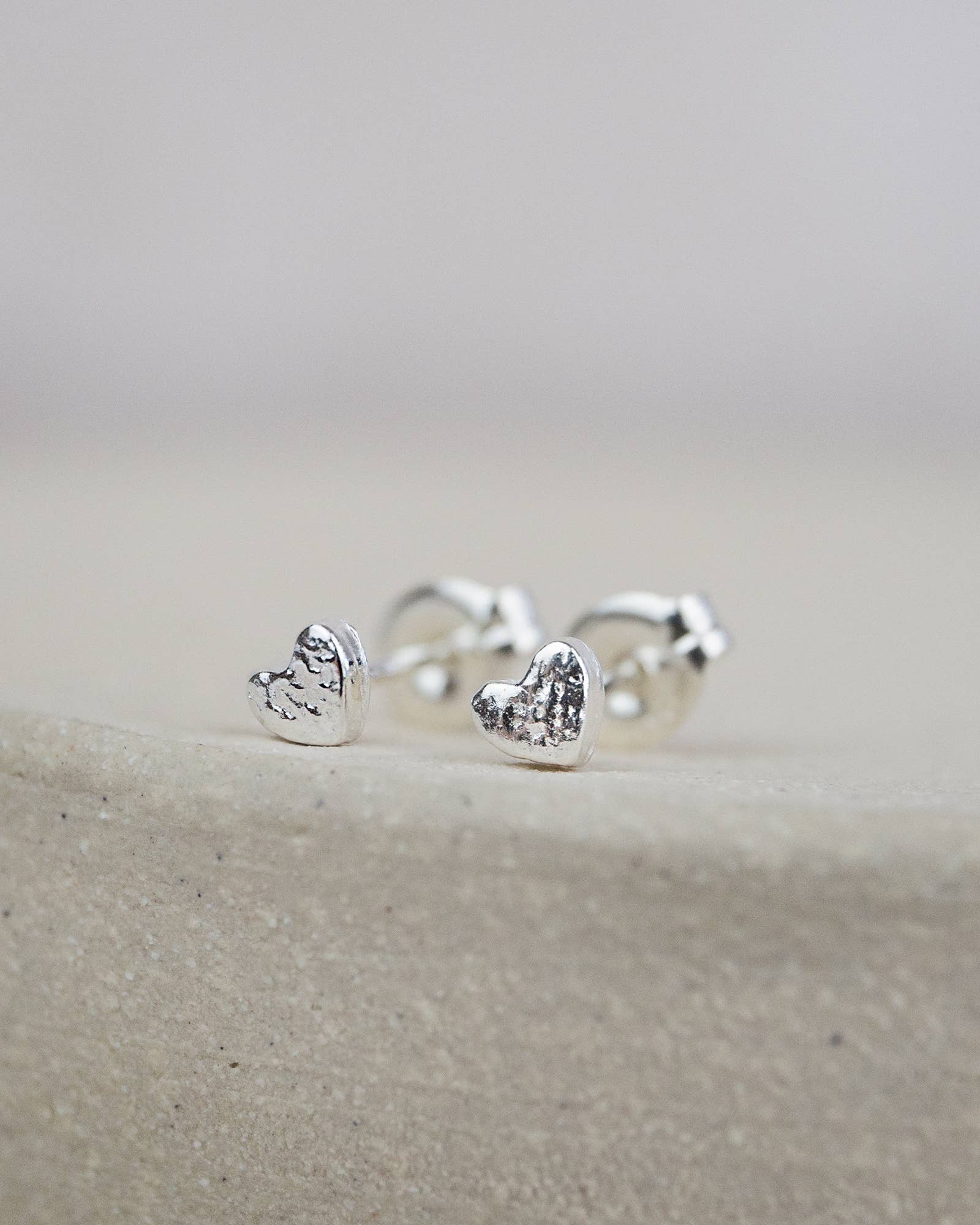 Lucy Kemp Jewellery - Wholesale Stud/post earrings - Sterling Silver Mini Studs - Heart