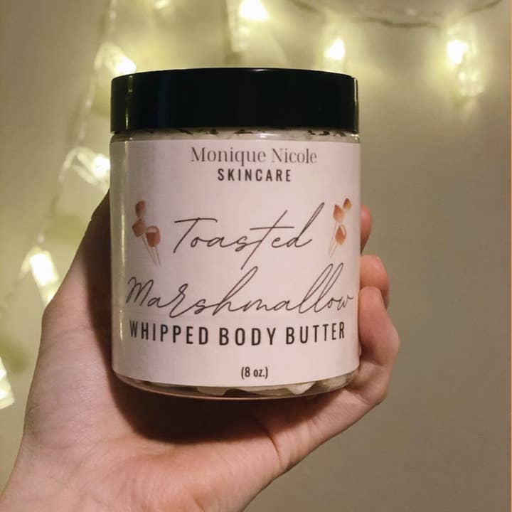 Toasted Marshmallow Whipped Body Butter for wholesale by Monique Nicole Skincare