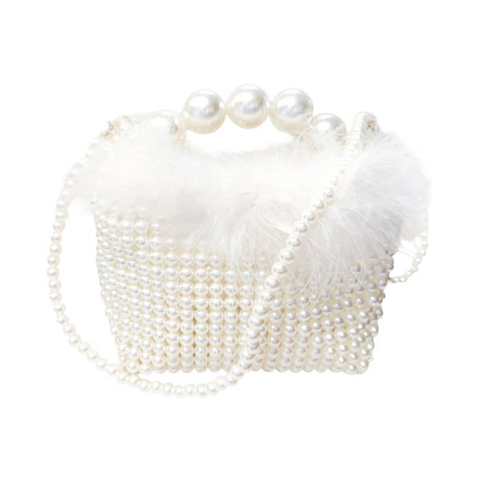 Pearl Handle Pouch Bag for wholesale by Petite Maison Kids
