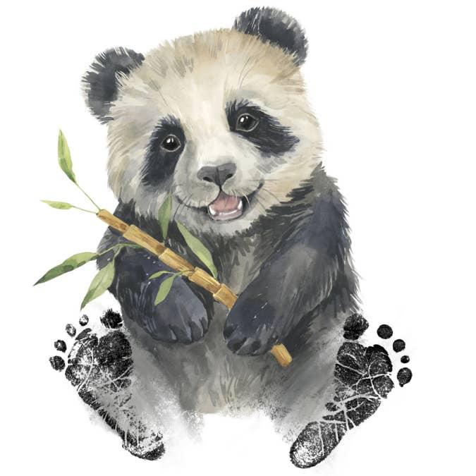 gmlb - Wholesale Hand & Footprint Kit - Kids & Baby - Baby panda footprint kit