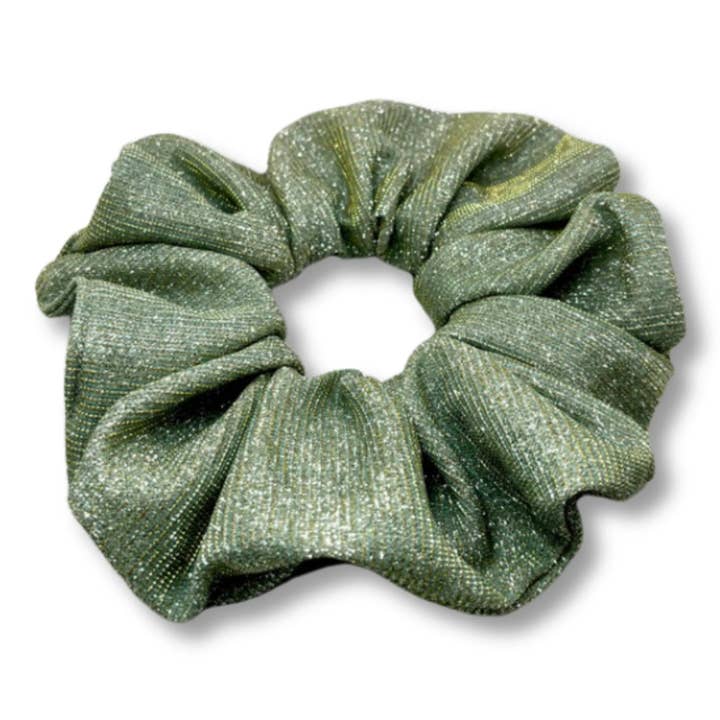 Jade Sparkle Scrunchie voor wholesale door Enchanted Scrunch