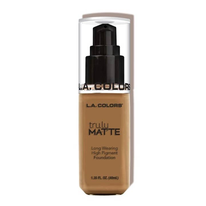 PINEAPPLE Beauty - Wholesale Foundation - LA Colors CLM362 Truly Matte Foundation Warm Caramel - 3pc