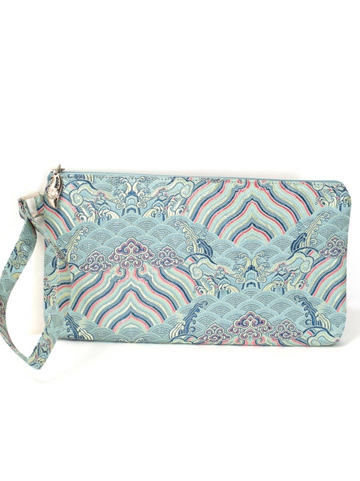 Clutch in damasco di seta orientale di alta gamma per la vendita all'ingrosso da parte di Value Arts