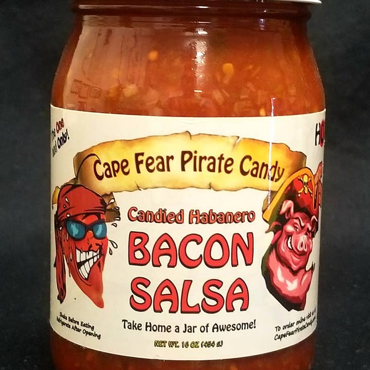 Cape Fear Pirate Candy, LLC - Wholesale Salsa - Candied Habanero Bacon Salsa