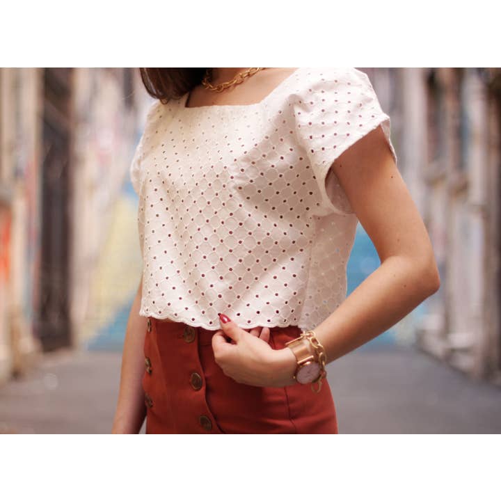 Cha' coud - Wholesale Craft Sewing Kit - Sewing pattern - Yuko top2