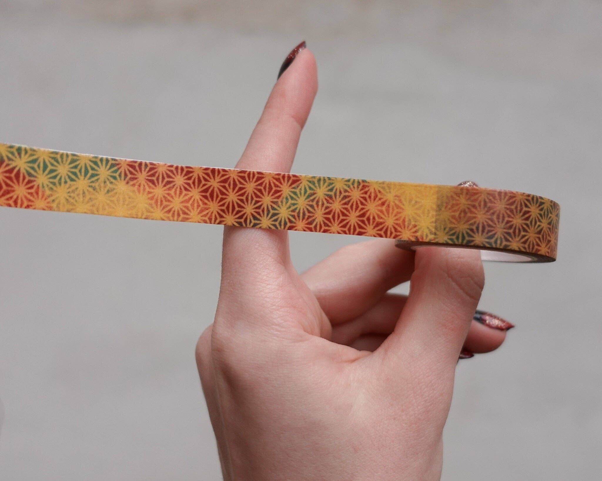 Kabujiro - Vente Rubans adhésifs Washi - Asanoha – Ruban adhésif washi à motif japonais3