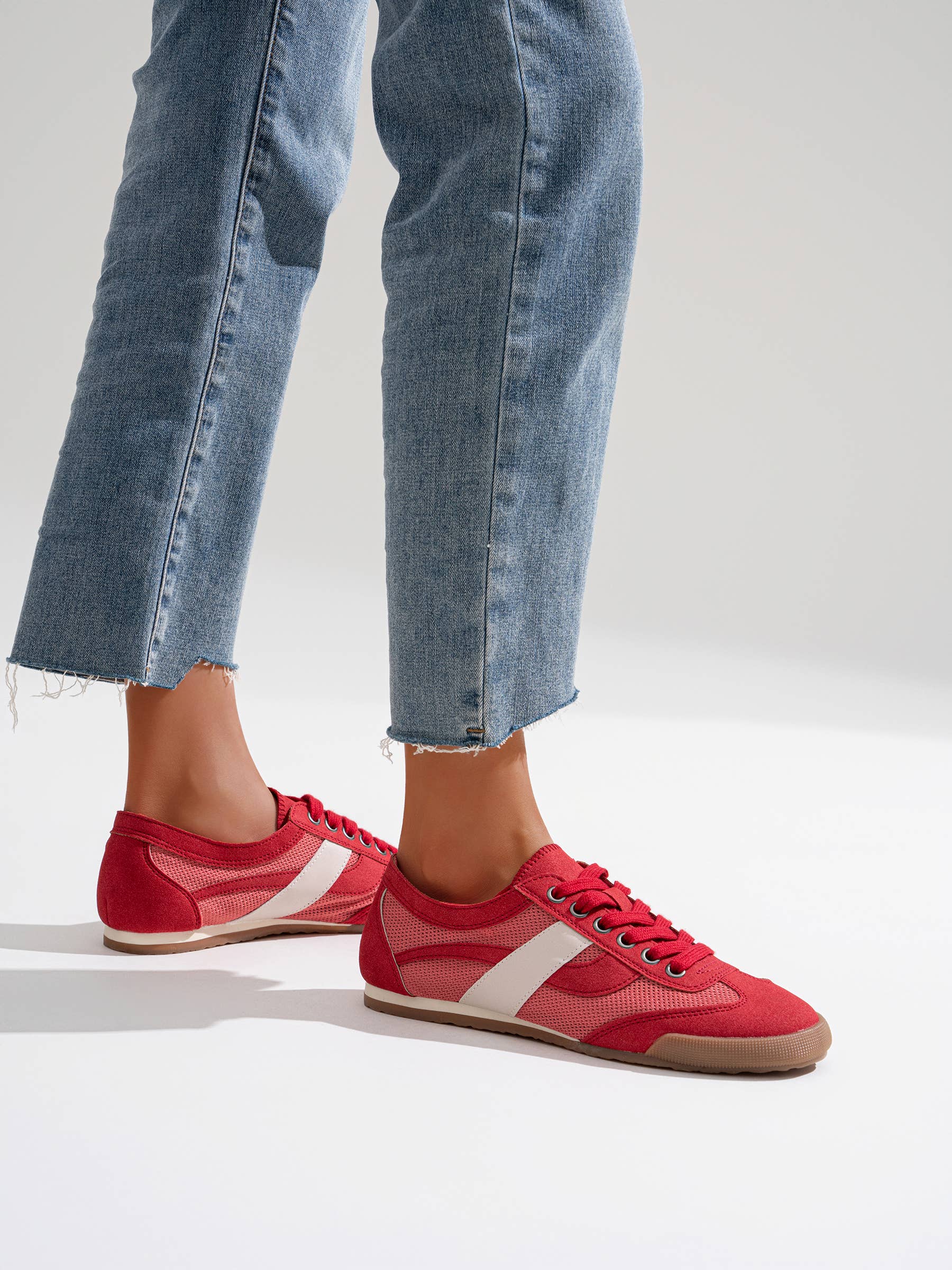 CEREZA - Wholesale Sneakers - Dames - Dunne zool Retro Trainers Sneakers Mesh Materiaal20