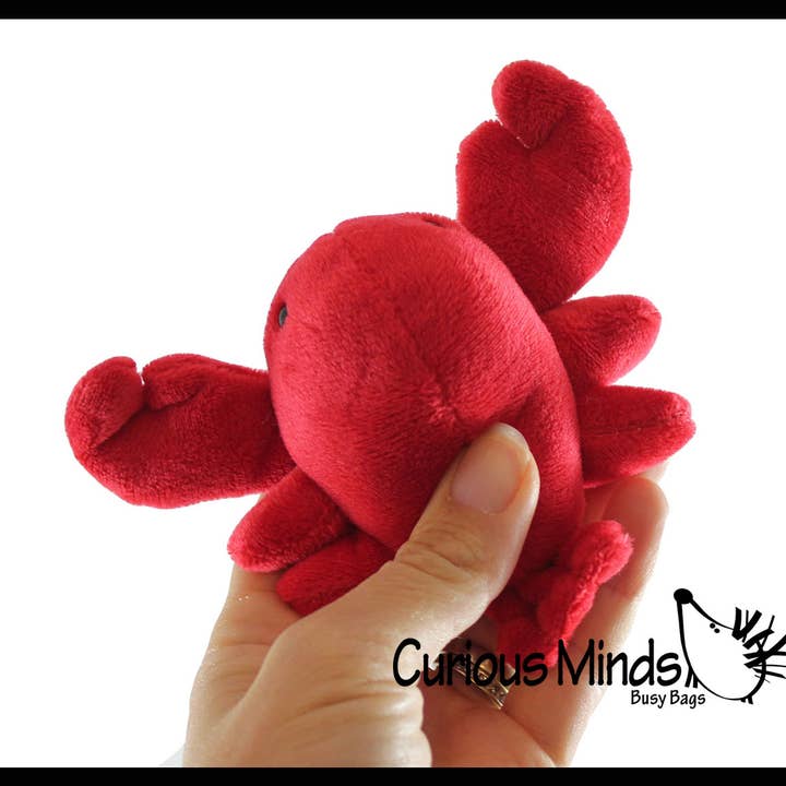Curious Minds Toys - Wholesale Stuffed/Plush Toy - Kids & Baby - 1 Cute Lobster Plush Stuffed Animals- Adorable Mini Plushie1
