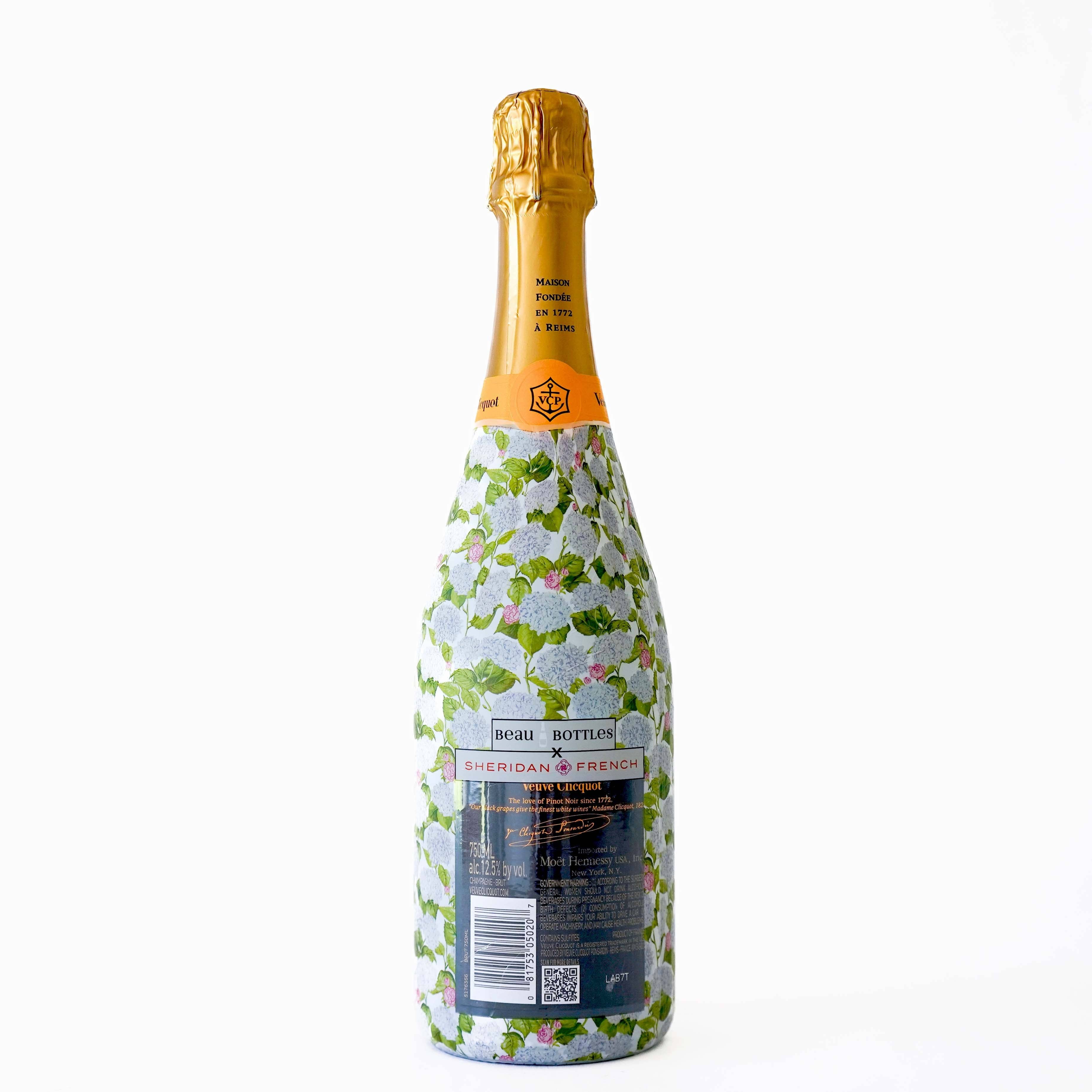 Beau Bottles - Wholesale Wine Gift Bag - Beau Bottles x Sheridan French Collection - Classic Hydrangea - Champagne Collection3