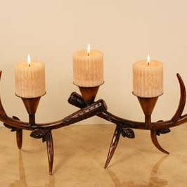 Accessories by Sherwood - Wholesale Candle Holder - Antler Candle Holder