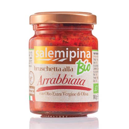 Bruschetta all'Arrabbiata aus kontrolliert biologischem Anbau für den Großhandel von SALEMI PINA SOC. AGRICOLA SRL