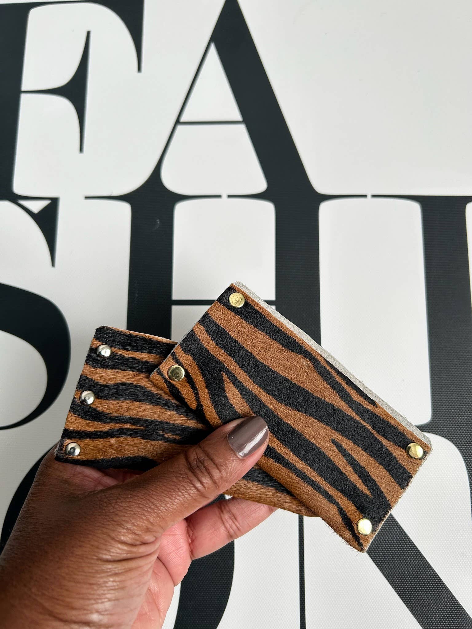 NKHenry - Wholesale Card Holder - Unisex - Hair on Hide Leather Calfhair Card Case10