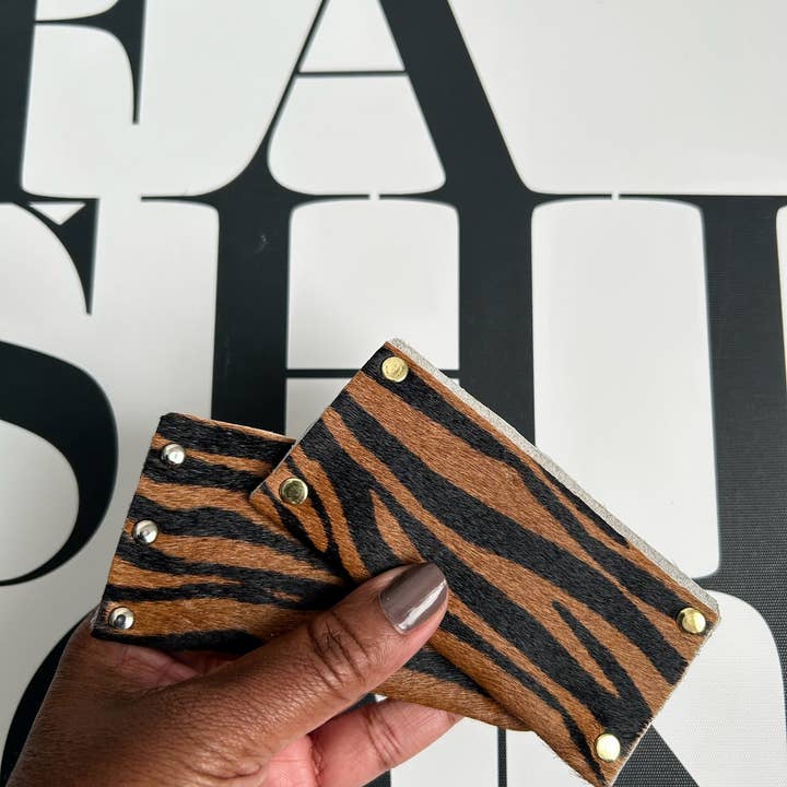 NKHenry - Wholesale Card Holder - Unisex - Hair on Hide Leather Calfhair Card Case10