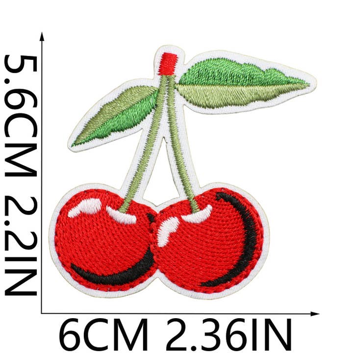 VividLux - Wholesale Patch - Cherry Series Embroidery Iron-on Patches14