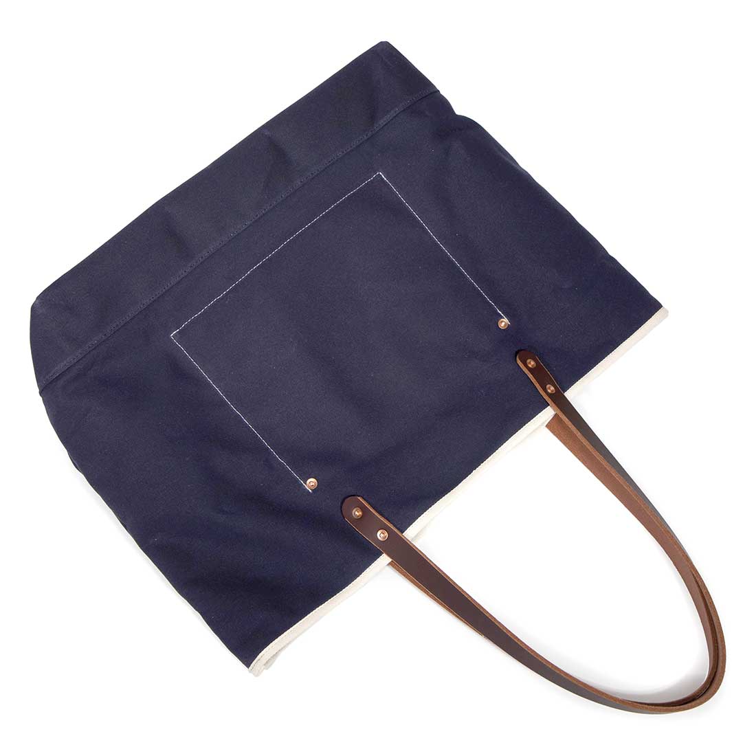 General Knot & Co. - Wholesale Tote bag – Unisex - True Navy Waxed Canvas All Day Tote1
