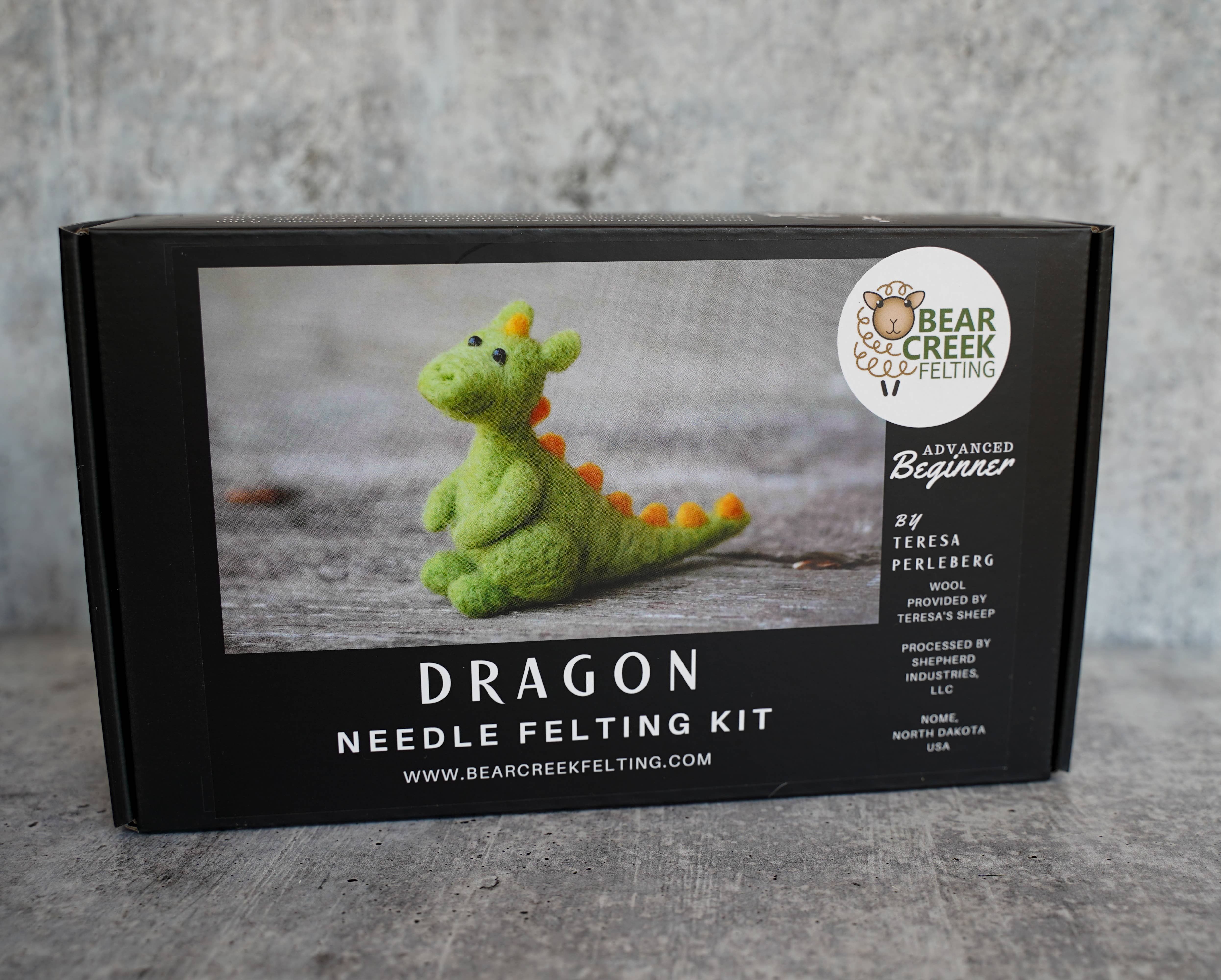 Bear Creek Felting - Vente Kits de couture - Kit de feutrage Dragon Needle9