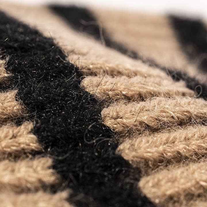 Dipped Shop - Wholesale Beanie - Women's - Winter Striped Beanie Cuff Warm Knitted Hat DP25G7326