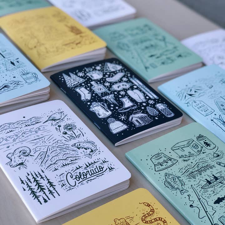 Moore Collection - Wholesale Notebook - Mini Colorado Notebook