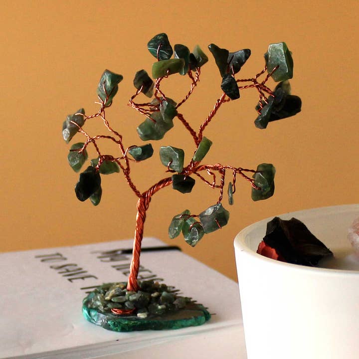 Green Aventurine on Green Agate Base (35 stones) for wholesale by Ancient Wisdom