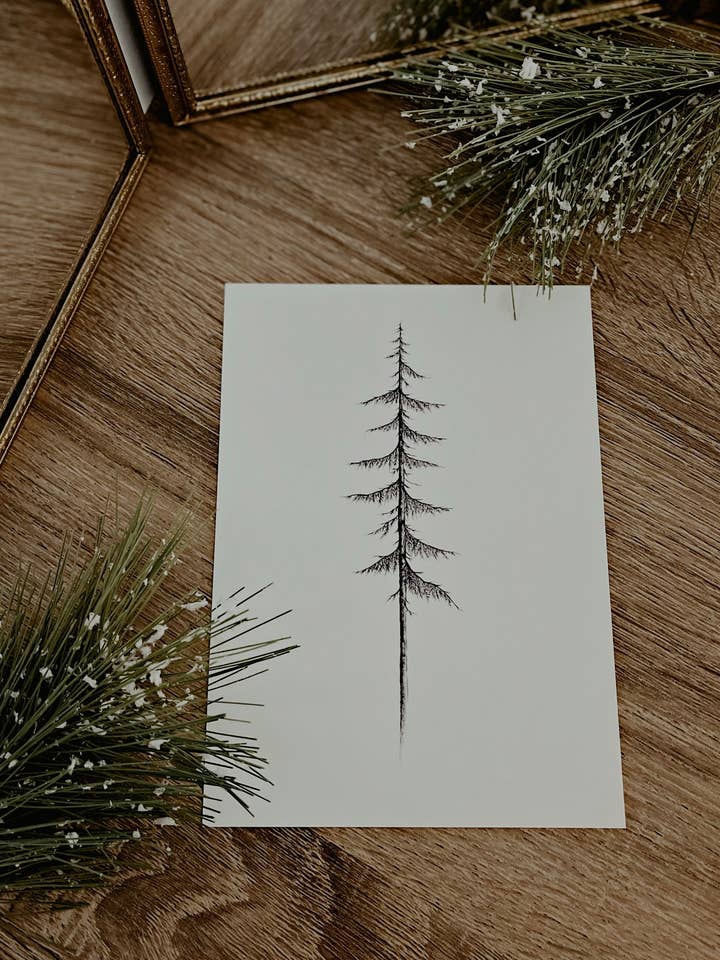 Lodgepole Pine Print for wholesale by Sitkas & Seas