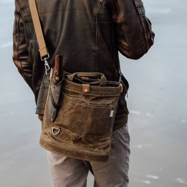 Barebones - Wholesale Grocery/Shopping Bag - Foraging Bag - Waxed Canvas, Multi-Use