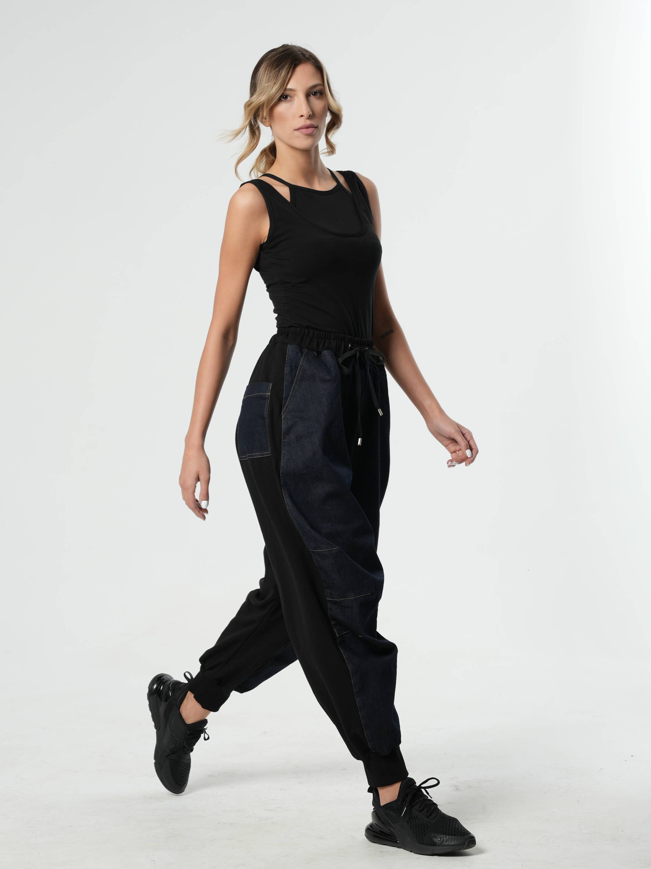 Metamorphoza - Wholesale Pants - Women's - Wide Leg Denim Pants3