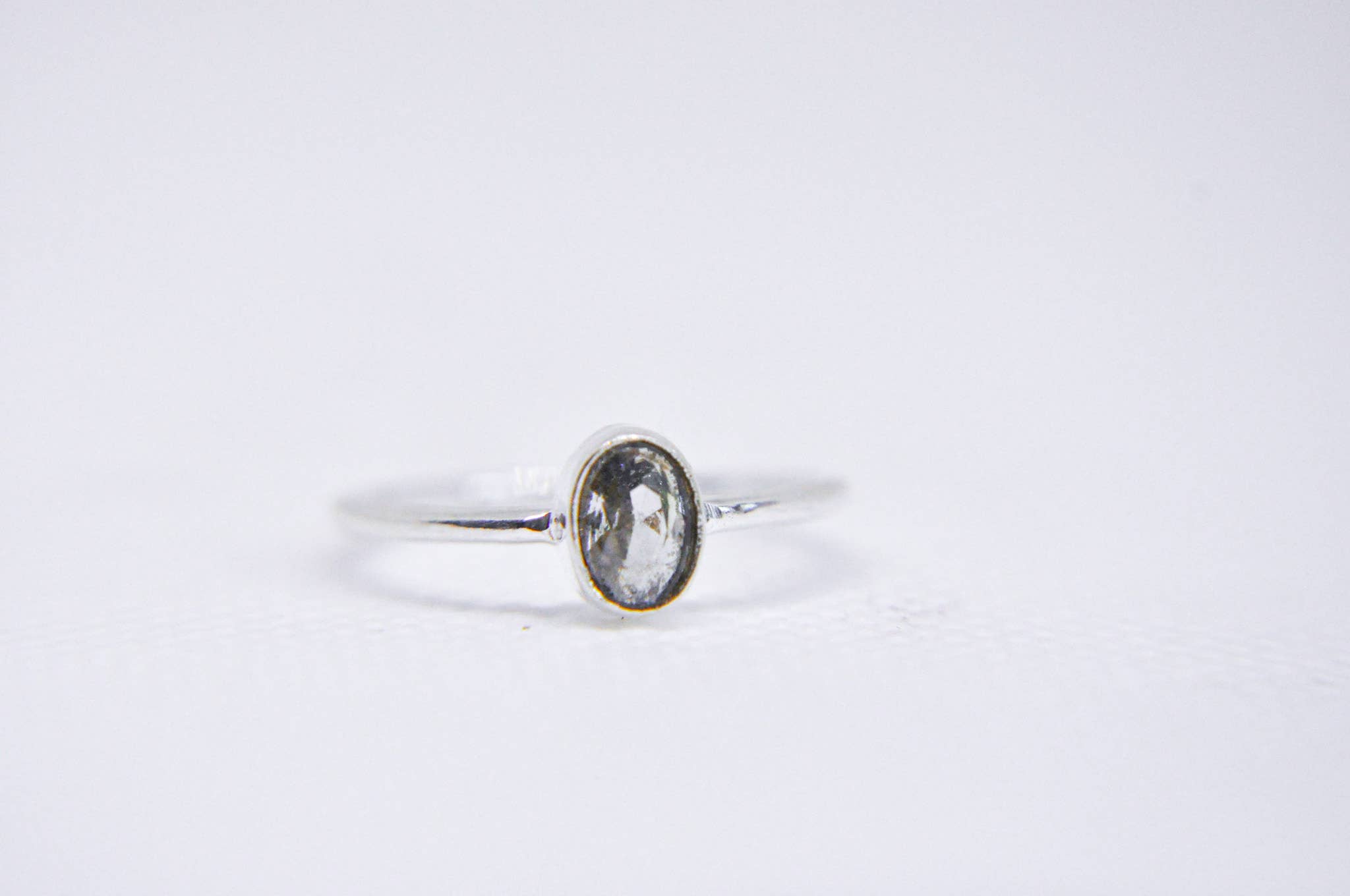 Zumki - Wholesale Single Stone/Solitaire Ring - Simple and Minimal Natural Gemstone Silver and Brass Ring6