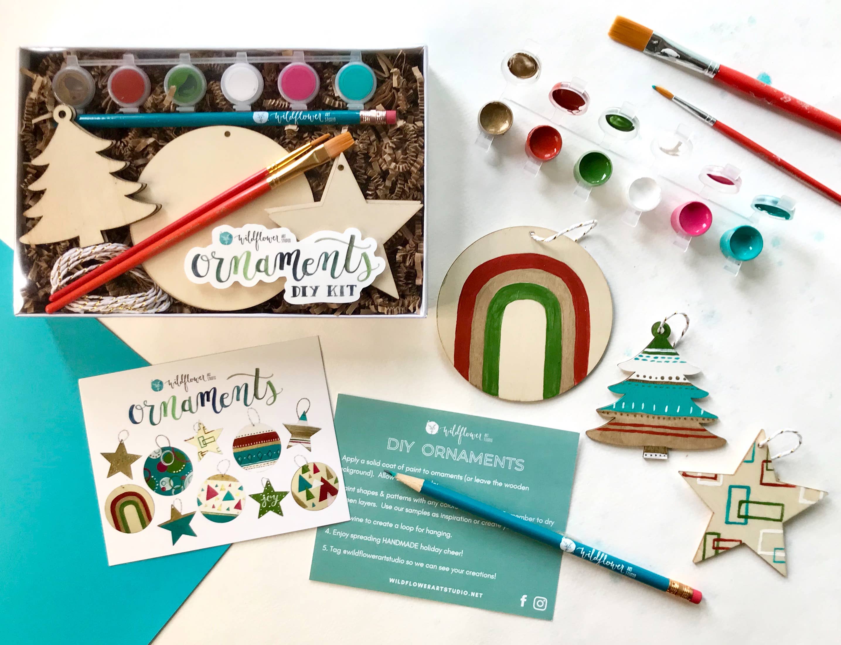 Wildflower Art Studio - Wholesale DIY Craft Kit - DIY Ornaments Kit2