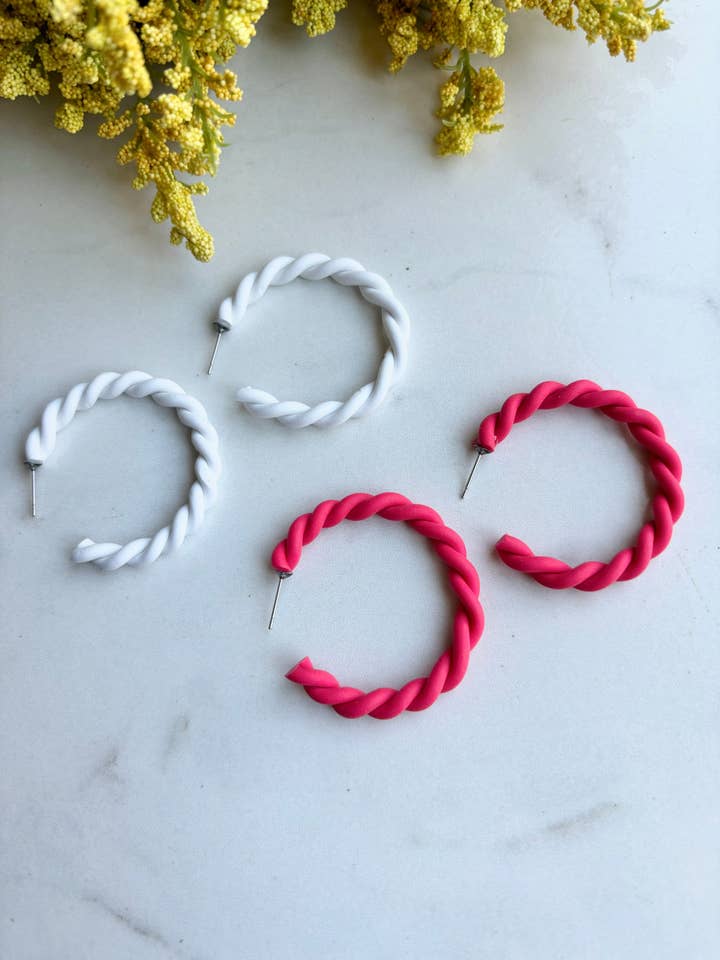 Grace Hoops por atacado de Honey & Charity Earrings