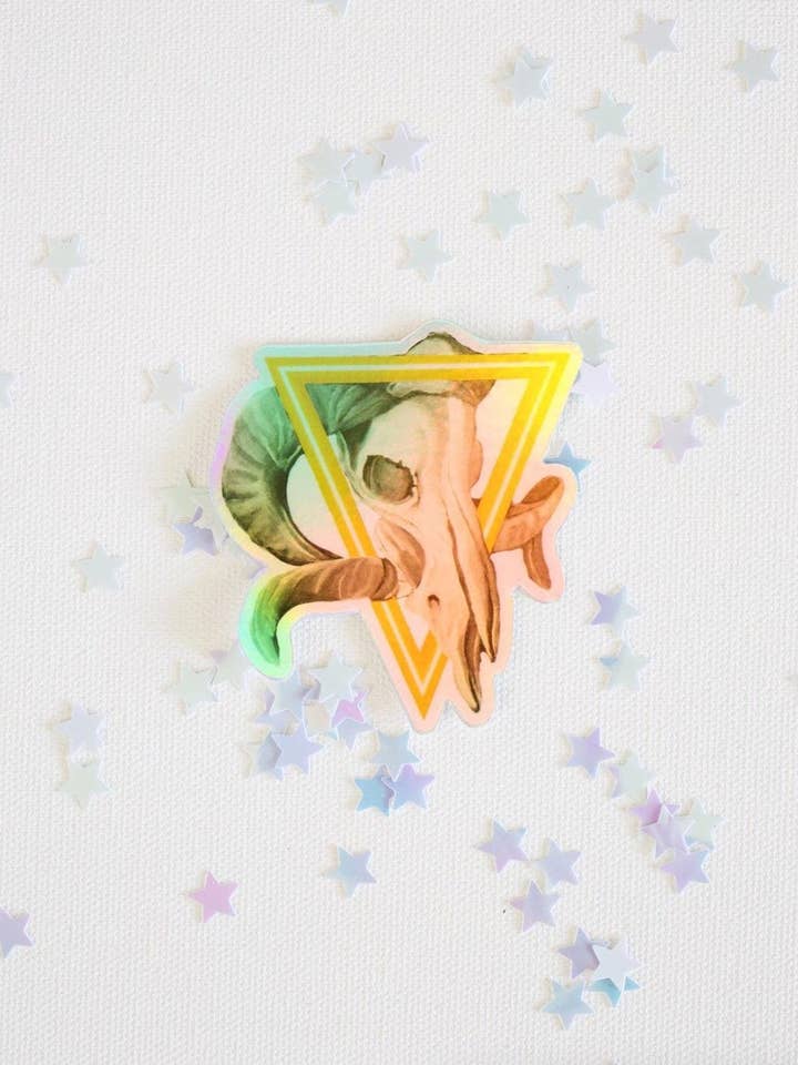 Neon Cowboy - Adesivo per la vendita all'ingrosso da parte di Abstruselike