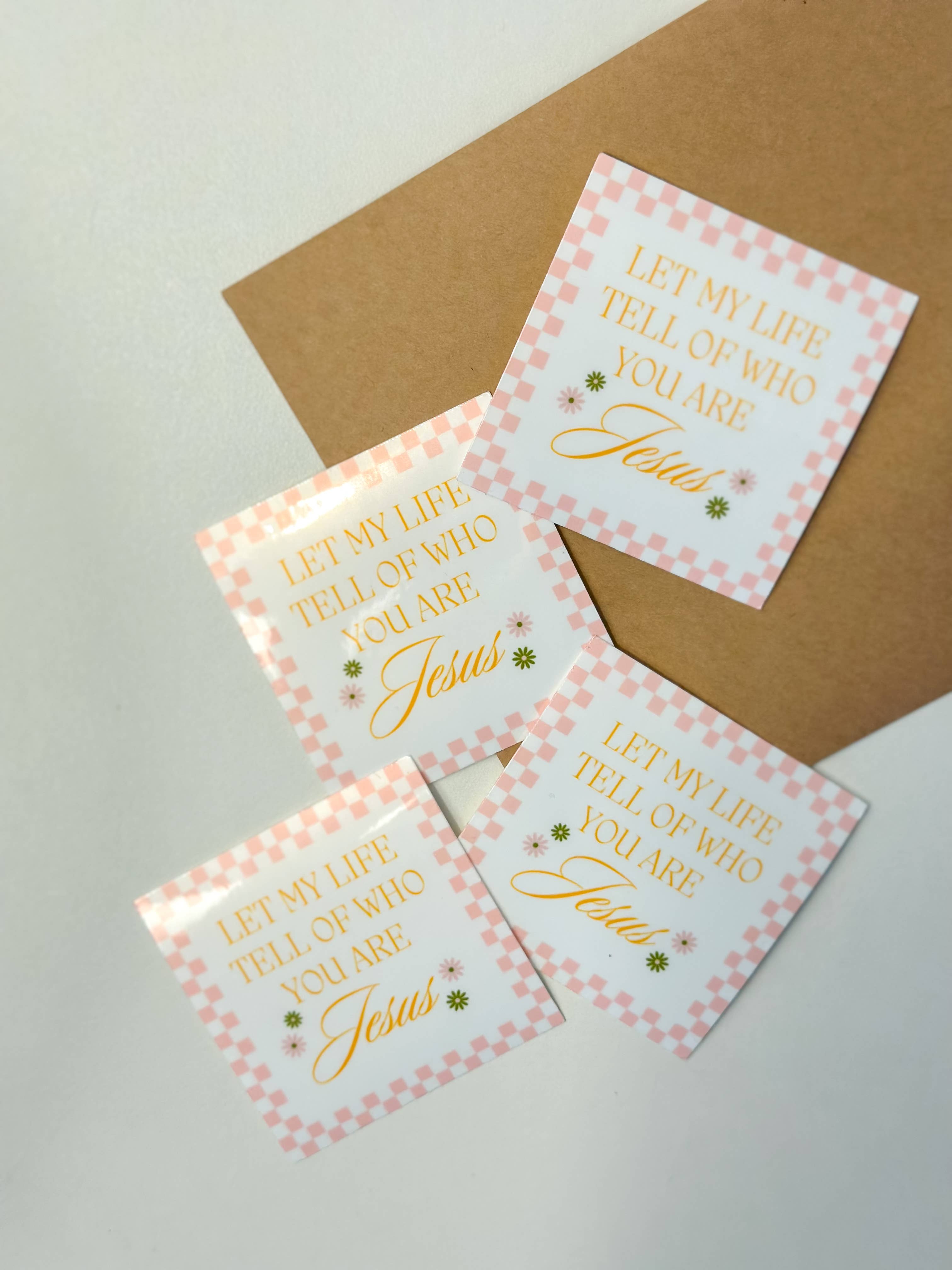 Grow in Grace - Vente Autocollant - Laisse ma vie raconter qui tu es Jésus. Journalisation de la Bible 3