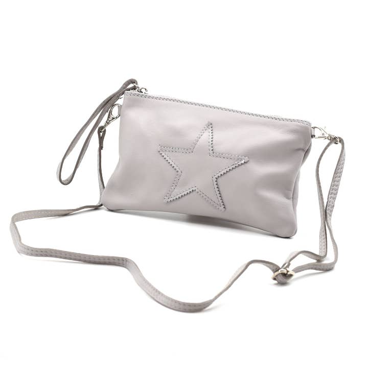 Tempest Designs – wholesale Crossbody bag – Women's – Real Italian leather star purse with cross body strap