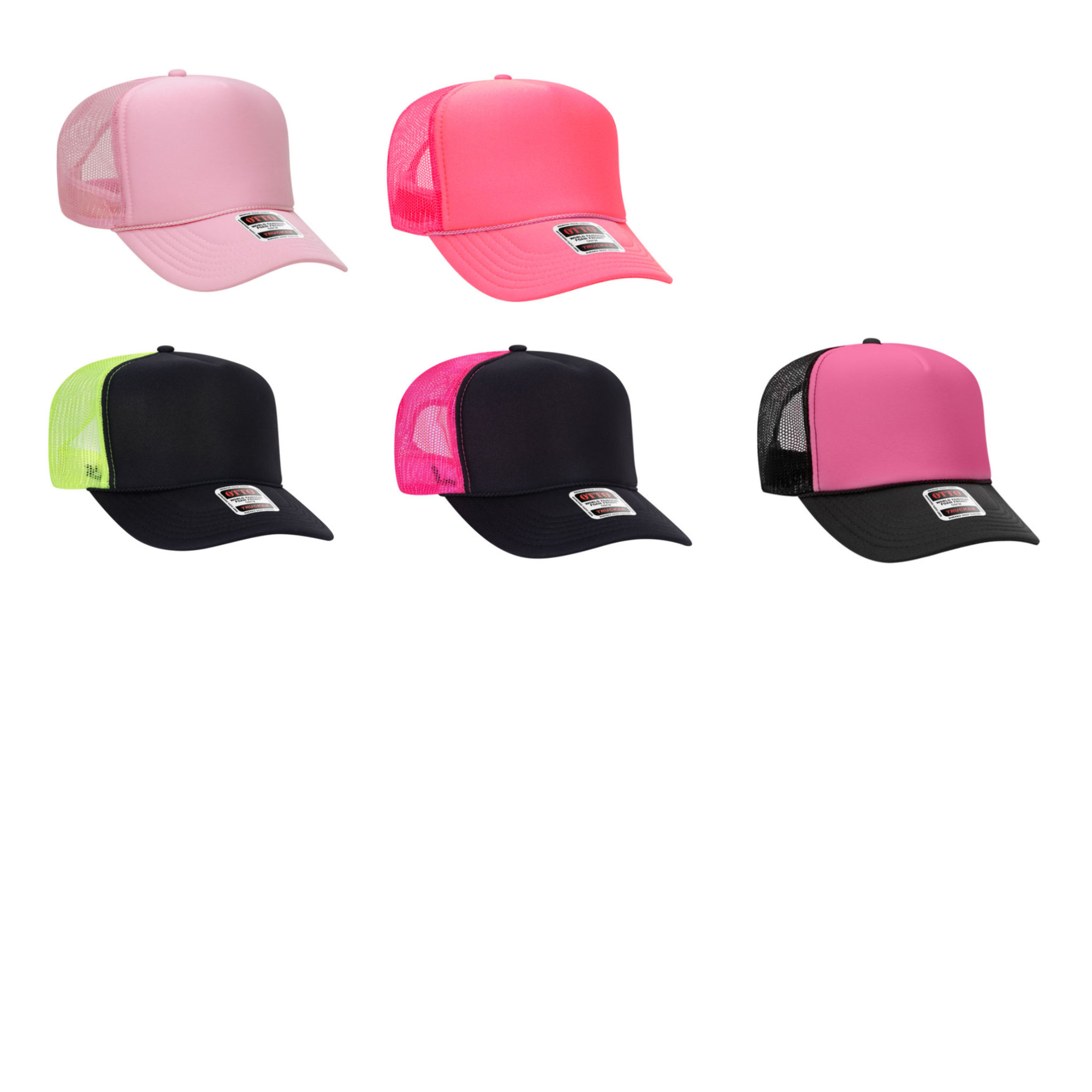 TEELUX - Wholesale Trucker Hat - Unisex - BLANK OTTO TRUCKER HAT -  Choose from available Colors7