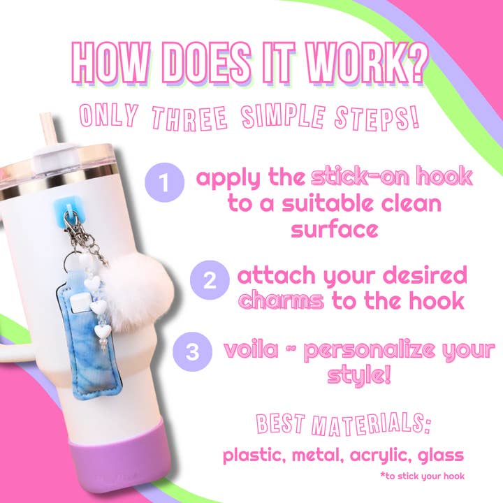 CharCharms - Wholesale Water bottle - Pink Petal Bundle3