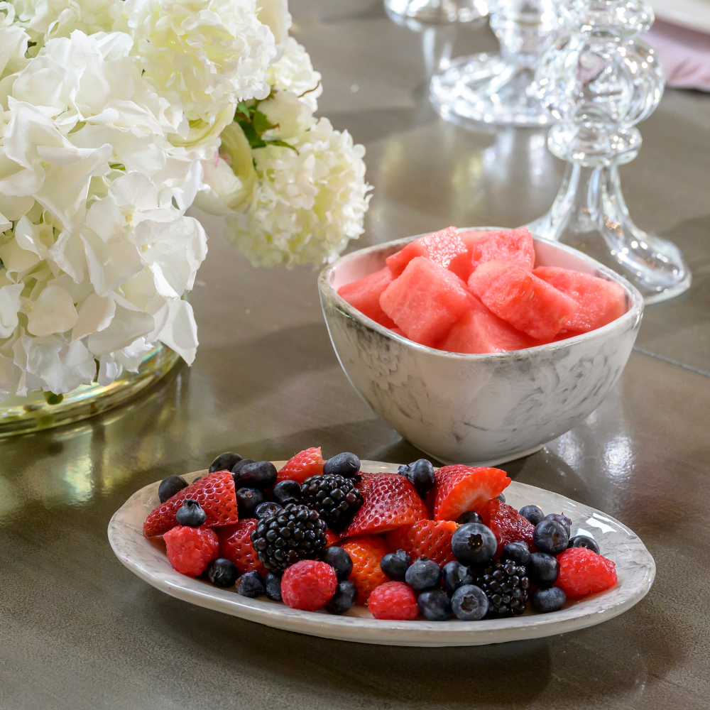 Arte Italica & Crown Linen Designs – wholesale Decorative plate/dish/bowl – Giulietta Small Oval Dish1