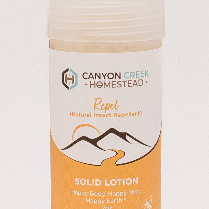 Canyon Creek Homestead LLC - Wholesale Insect Repellent - Solid Lotion Repel Natural Insect Repellent 2 oz