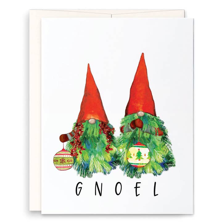 Liyana Studio – Großhandel Weihnachtskarte – Gnom Gnoel - Lustige Weihnachtskarte