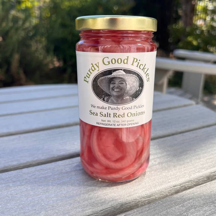 Purdy Good Pickles - Wholesale Pickled Vegetables - Sea Salt Red Onions1