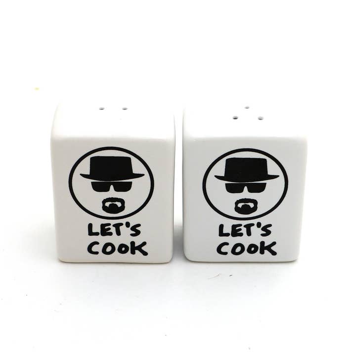 Lenny Mud - Wholesale Salt & Pepper Shaker Set - Let's Cook Breaking Bad Salt & Pepper Shaker Set