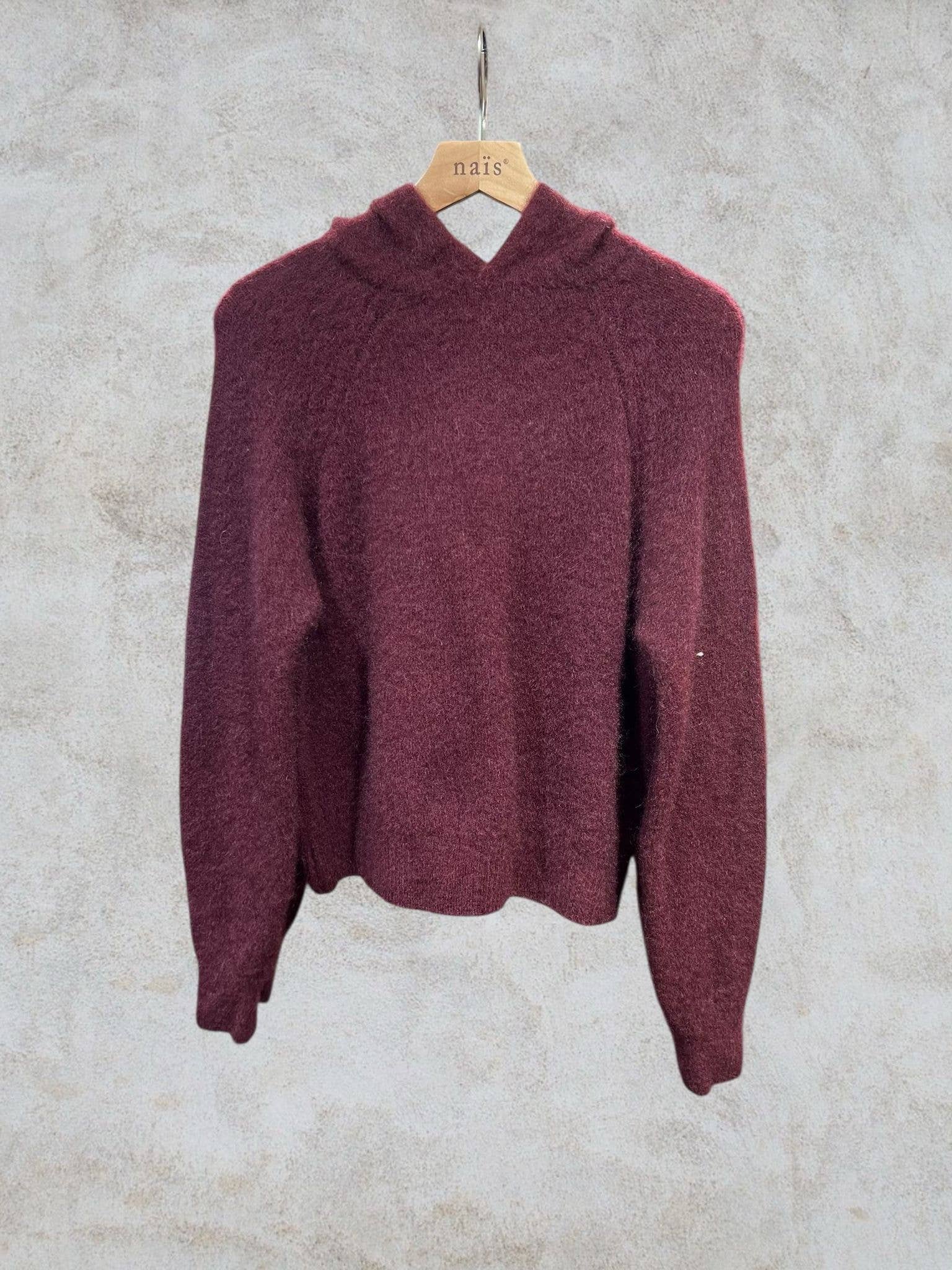 NAÏS PARIS - Wholesale Knit Sweater - Women's - Hoodie-style sweater in kid mohair and merino wool18