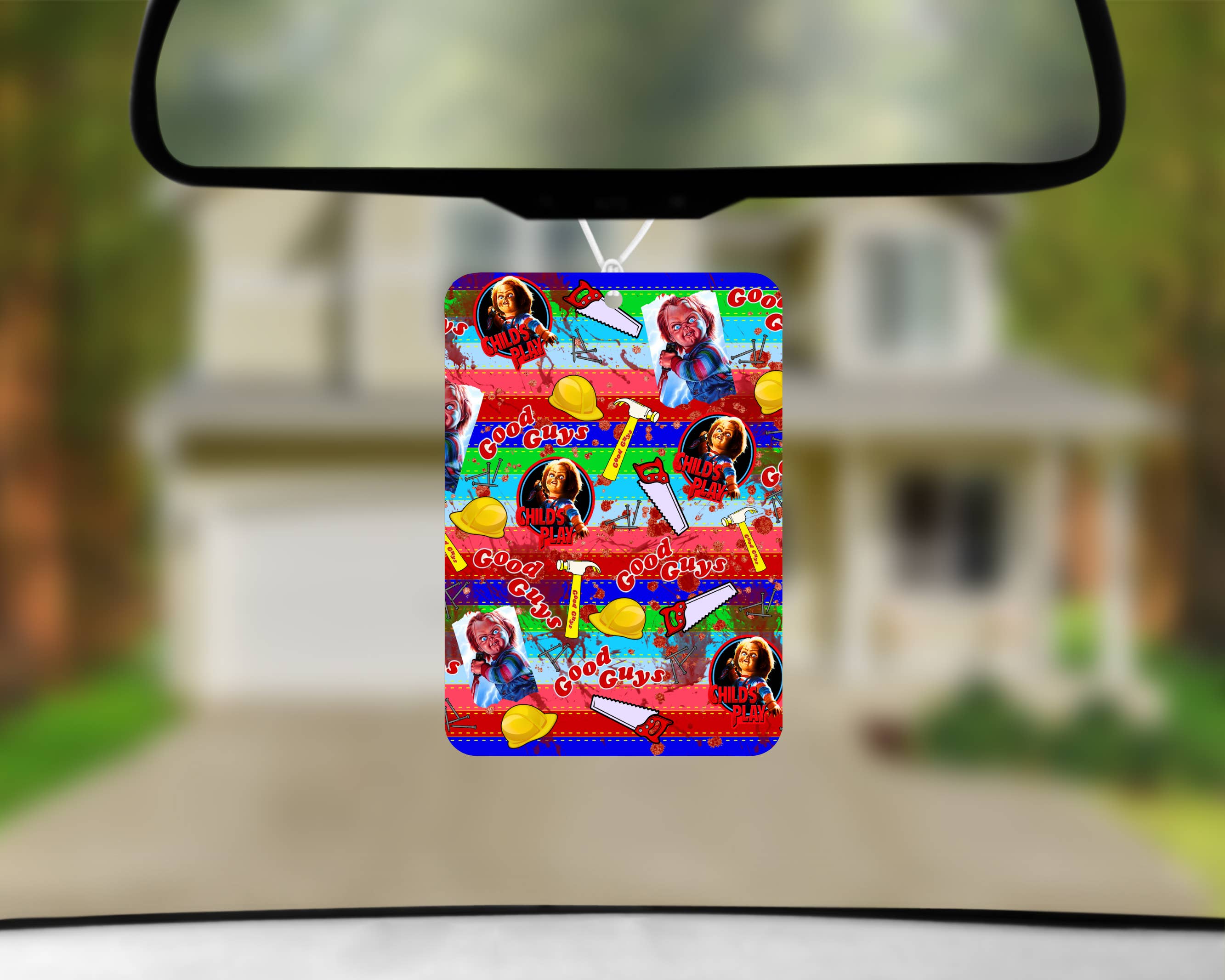 Graveyard Offerings - Wholesale Car Freshener - Unisex - Chucky Collage Air Freshener